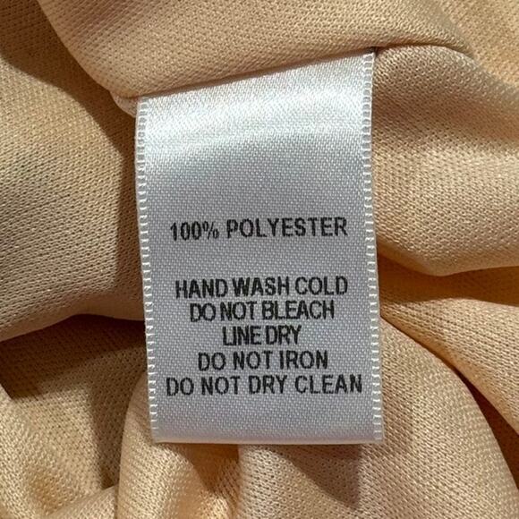 Lulus Dress All Over Sequin Y2K Hollywood Disco Glam Gatsby Rose Gold Small Flaw - Picture 3 of 11